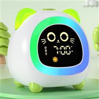 Gro Clock, Ok to Wake Clock with Night Light Auto Off Timer Dual Alarm Sleep Training, Cat Kids Alarm with Ear Light Stay in Bed for Kids and Toddlers