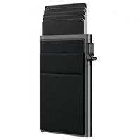 QIYULIN RFID Card Holder, Pop Up Ultra Thin Metal Wallet with Money Pocket, RFID Blocking Credit Card Holders for Men & Women, Hold 8 Credit Cards