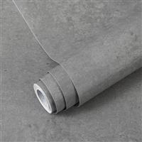 Decoroom Sticky Back Plastic Wallpaper Waterproof Vinyl Wrap Peel and Stick Wallpaper Self Adhesive Matte Concrete Effect for Bedroom Living Room Furniture Stickers