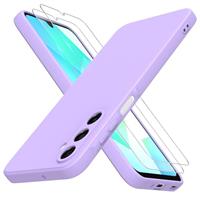 THIYUFUNS Case for Samsung Galaxy A16 4G / 5G with 2 Tempered Glass Screen Protector, A16 Case Silicone Slim Fit Shockproof Anti-Scratch Compatible with Samsung Galaxy A16 4G / 5G