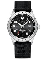 CIVO Mens Watches Military Analogue Field Quartz Waterproof Sports Rubber Nylon Wrist Watch with Date Luminous