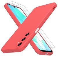 THIYUFUNS Case for Samsung Galaxy A16 4G / 5G with 2 Tempered Glass Screen Protector, A16 Case Silicone Slim Fit Shockproof Anti-Scratch Compatible with Samsung Galaxy A16 4G / 5G