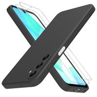 THIYUFUNS Case for Samsung Galaxy A16 4G / 5G with 2 Tempered Glass Screen Protector, A16 Case Silicone Slim Fit Shockproof Anti-Scratch Compatible with Samsung Galaxy A16 4G / 5G