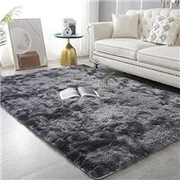 ZSCONG Rug for Living Room Grey Rugs for Bedroom Kidsroom Modern Shaggy Washable Fluffy Carpets Anti Slip Non Shedding Bedroom Accessories