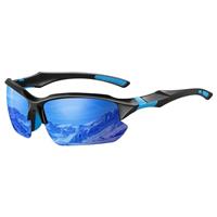 suoso Cycling Glasses Mens Womens-Sports Sunglasses-Mtb Glasses-Running Glasses-Bike Glasses-Polarised Sunglasses Men-Black Glasses For Outdoor
