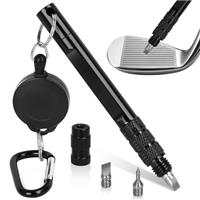 HUIJUTCHEN Golf Accessories Golf Club Cleaner Brush with Water Spray Bottle Golf Groove Cleaner Microfiber for Golf Bags with Retractable Clip Golf Towel Kit Golf Present For Men