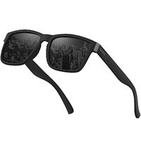 Farrobor Polarised Sunglasses Mens Square Retro Sun Glasses UV400 Protection Classic Shades for Men Driving Fishing Sports
