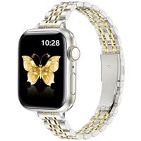 Vamyzji Metal for Apple Watch Strap 49mm 46mm 45mm 44mm 42mm 41mm 40mm 38mm, Women Stainless Steel Metal Chain iWacth Strap, For Apple Watch Straps Ultra/Ultra 2, Series 10 9 8 7 6 SE 5 4 3 2 1