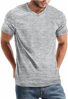 comefohome Mens V Neck T-Shirts UK Graphic Tshirt Casual Short Sleeve Tops Fashion T Shirts Cool Tee Shirt