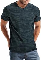 comefohome Mens V Neck T-Shirts UK Graphic Tshirt Casual Short Sleeve Tops Fashion T Shirts Cool Tee Shirt