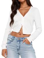 LACOZY Womens Cashmere Jumpers Ladies Long Sleeve Ribbed Kni
