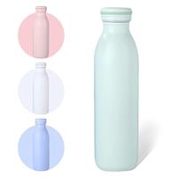 AMFUN Water Bottle Vacuum Insulated Bottle,Stainless Steel Sports Water Bottle,BPA Free, Leak Proof for 12hrs Hot & Cold Drinks Water Coffee Milk,Home, Work, Gym & Travel