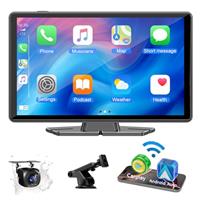 Car Play, 9 Wireless Carplay Screen for Apple Car Play& Android Auto, HD Car Tablet Pro Max 2025 Touchscreen for Cars with Backup Camera Voice Control,Live Navigation,Mirror Link,Bluetooth