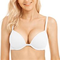 WingsLove Push Up Bra Sexy Deep V Plunge Add 2 Cups Bras Underwire T-Shirt Bra Multiway