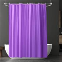 URAQT Shower Curtain Anti Mould, Upgrade PEVA Waterproof Bath Curtains, Mildew Resistant Bathroom Shower Curtains with 12 Hooks, Grey Bathtub Curtains with Metal Rustproof Eyelets, 180 x 180 cm