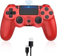 FOIRCEADAL Wireless Controller for Ps-4 pro/slim/PC with 6-Axis Motion Sensor Turbo Touch Pad Joystick