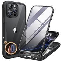 Miracase Glass Case for iPhone 15 Series Case and iPhone 16 Series Case