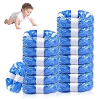 15 Pack Nappy Bin Refill, Diaper Bin Pail Disposal Bags 4.5m long, Nappy Bags compatible with Tommee Tippee, Litter Genie, Diaper Genie, Angelcare, Twist & Click and Cat Litter Disposal Buckets