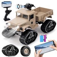 RUIDYA RC Cars with WIFI Camera, 4WD 2.4GHz Remote Control Car Off-Road 1:16 Scale Hobby Truck Toys, Large All Terrain Car Vehicle Toy for Kids, Christmas Toy Gifts for Boys Girls Age 6 7 8 9 10-12+