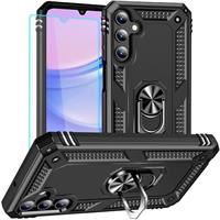Yiakeng for Samsung A15 Phone Case with Screen Protector: Mi