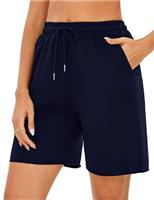 Marvmys Women's Running Shorts Casual Lounge Bottoms High Waist Summer Athletic Sweat Jogging Sport Workout Ladies Soft Cycling Short with Pockets
