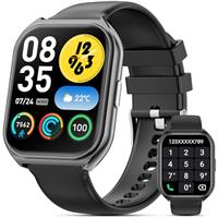 Joautrial Smart Watch for Men Women, 1.85" HD Smart Watches (Answer/Make Call), Activity Fitness Tracker with Heart Rate Sleep Monitor Pedometer, 100+ Sport Modes, Fitness Watch for Android iPhone
