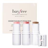 bayfree 3 PCS Makeup Cream Contour Stick Set, Highlighter, Bronzer & Blush Stick Trio for Face, Long Lasting, Natural Face Contour, Dewy & Matte Finish, Suitable for All Skin