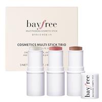 bayfree 3 PCS Makeup Cream Contour Stick Set, Highlighter, Bronzer & Blush Stick Trio for Face, Long Lasting, Natural Face Contour, Dewy & Matte Finish, Suitable for All Skin