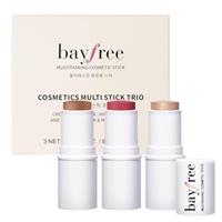 bayfree 3 PCS Makeup Cream Contour Stick Set, Highlighter, Bronzer & Blush Stick Trio for Face, Long Lasting, Natural Face Contour, Dewy & Matte Finish, Suitable for All Skin