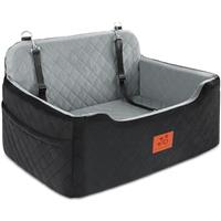 Dog Car Seat for Medium/Large Dogs, Dog Booster Seat for Dog Under 50lbs or 2 Small Dogs, Detachable and Washable Pet Car Seat,Multi-Functional Travel Dog Bed & Dog Sofa Cushion