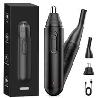 Nose Hair Trimmer for Women Rechargeable: 2024 Upgrade Nose Trimmer Ladies Painless Nose Hair Trimmer Dual Edge Blades IPX7 Waterproof Eyebrow & Facial Hair Trimmer