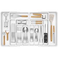 Lifewit Extra Large Cutlery Drawer Organiser, Expandable to 36 Inches Utensil Tray for Kitchen