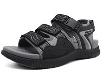 KuaiLu Mens Hiking Sandals with Arch Support Orthopedic Walking Recovery Sandles for Plantar Fasciitis Open Toe Summer Athletic Sport Comfortable Cushion Breathable Outdoor Water Shoes