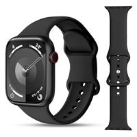 Higgs 2 Pack Sport Band Compatible with Apple Watch Straps for Women Men 38mm/40mm/41mm/42mm(2024),Soft Silicone Strap for iWatch Series 10 9 Ultra 8 7 6 5 4 3 2 1 SE