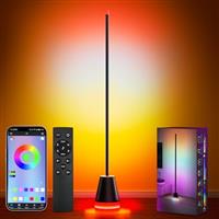 Keepsmile Smart Corner Standing Lamp for Living Room wirh Remote and APP Control