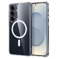 ESR for Samsung Galaxy S24 Ultra Case, Compatible with MagSafe, Magnetic Case for Samsung S24 Ultra, Military-Grade Protection, Yellowing Resistant, Classic Hybrid Case (HaloLock), Clear Black