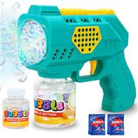 Aooess Toys for 3-8 Year Old Kids: Electric Bubble Gun for Toddlers Gifts for 3 4 5 6 7 8 9 10 Year Old Boys Girls Birthday Party Bubble Maker Blower Toy Presents Bubble Machine for Kids
