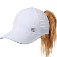 GADIEMKENSD Women's Sport Hat with Large Ponytail Hole, Performance Ponytail Hat Running Baseball Cap, Foldable Unstructured Design, Lightweight, Breathable, Ear-Friendly