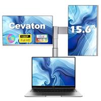 Laptop Screen Extender, 14 FHD 1080P IPS Portable Monitor Fit for 13-17.3" Laptop, Build-in Stand, Plug and Play Laptop Monitor Extended Compatible with Mac, Wins