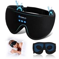 Sleep Mask with Bluetooth Headphones, 3D Sleep Mask Wireless Music Eye Mask
