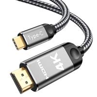 Southlight USB C to HDMI Cable 4K 60Hz,High-Speed USB 3.1 Type-C to HDMI Cord [Thunderbolt 3/4 Compatible] for iPhone 15 Series,MacBook Pro/Air M1/M2,Samsung S8 to S24,iPad Pro,PS5