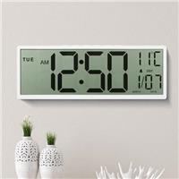 Maxstar Large Digital Wall Clock Battery Operated with LCD Screen Display and Jumbo Numbers