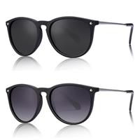 STGATN Vintage Sunglasses Womens Polarised UV400 Protection for Driving Travel Outdoors 2 Pack