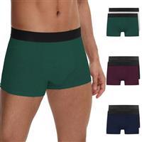 TUUHAW Mens Boxers Shorts Multipack of 6 Mens Underwear Trunks with Black Elastic Cotton Boxers for Men Mens Underpants