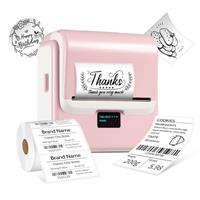 ORGSTA T003 Label Printer Thermal Machine Bluetooth and USB Portable Mini Handheld Shipping label Maker with Tape