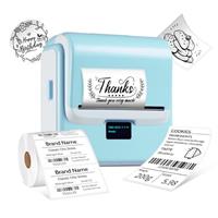 ORGSTA T003 Label Printer Thermal Machine Bluetooth and USB Portable Mini Handheld Shipping label Maker with Tape