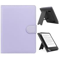 HoYiXi Universal Case For 6.8",7" eReader,Compatible with Kindle/Kobo Clara HD/Kobo Clara 2E/Paperwhite/PocketBook/Tolino eReader,Leather Stand Cover for 6"-7'' E-Book Reader,Black