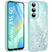 ivencase Clear Glitter Case Compatible with Samsung Galaxy
