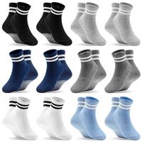 ARERWA Kids Basketball Socks - 4 Pairs Athletic Cotton Socks