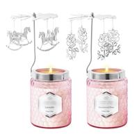 Scented Candles Gift Set for Women,6 Packs Candle Gifts for Woman Friend,Natural Soy Wax Candles Gifts with Wooden Box,Gift for Sister Birthday Unique,for Mom,Coworkers,Nurse,Clients-Employee,Teacher
